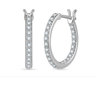 Pear drop moissanite earrings - AME-2026-004