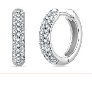 OEM moissanite earring reference style - AME-2026-015