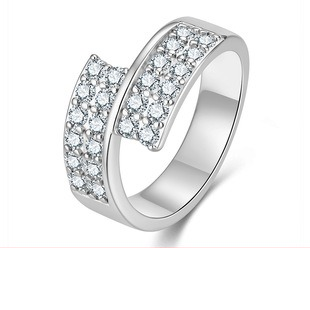 Double halo moissanite ring - AMR-2026-039
