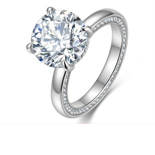Pear cut moissanite engagement ring - AMR-2026-049