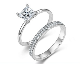 Twisted band moissanite ring - AMR-2026-053