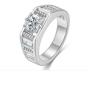 Double halo moissanite ring - AMR-2026-059