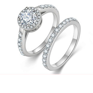 Stackable moissanite band ring - AMR-2026-061