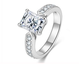 Tennis style moissanite ring - AMR-2026-062