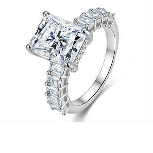 Twisted band moissanite ring - AMR-2026-073