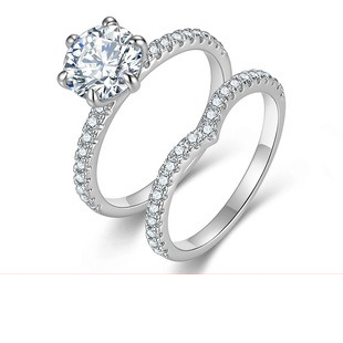 Marquise accent moissanite ring - AMR-2026-077
