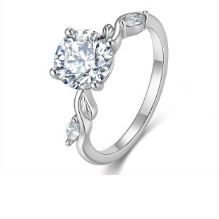 Princess cut moissanite ring - AMR-2026-078