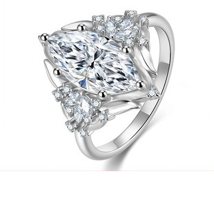 Bezel set moissanite ring - AMR-2026-086