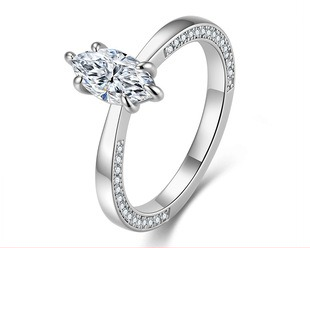 Classic round moissanite solitaire ring - AMR-2026-087