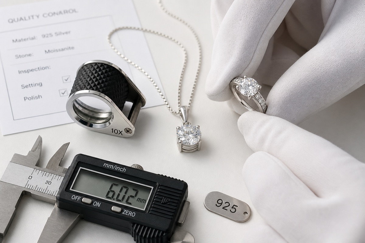 Control de plata 925 - Astra Mois jewelry production process