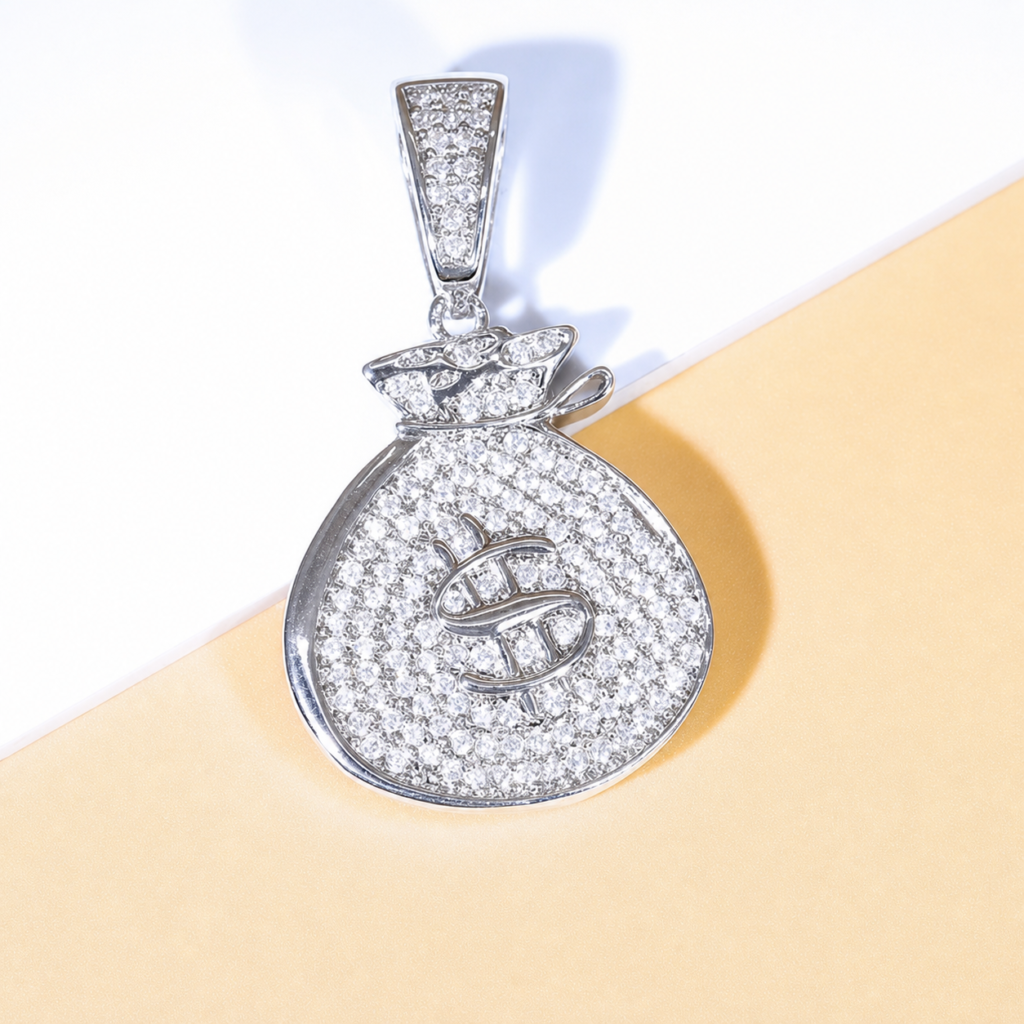 Product image: Moissanite Money Bag Pendant