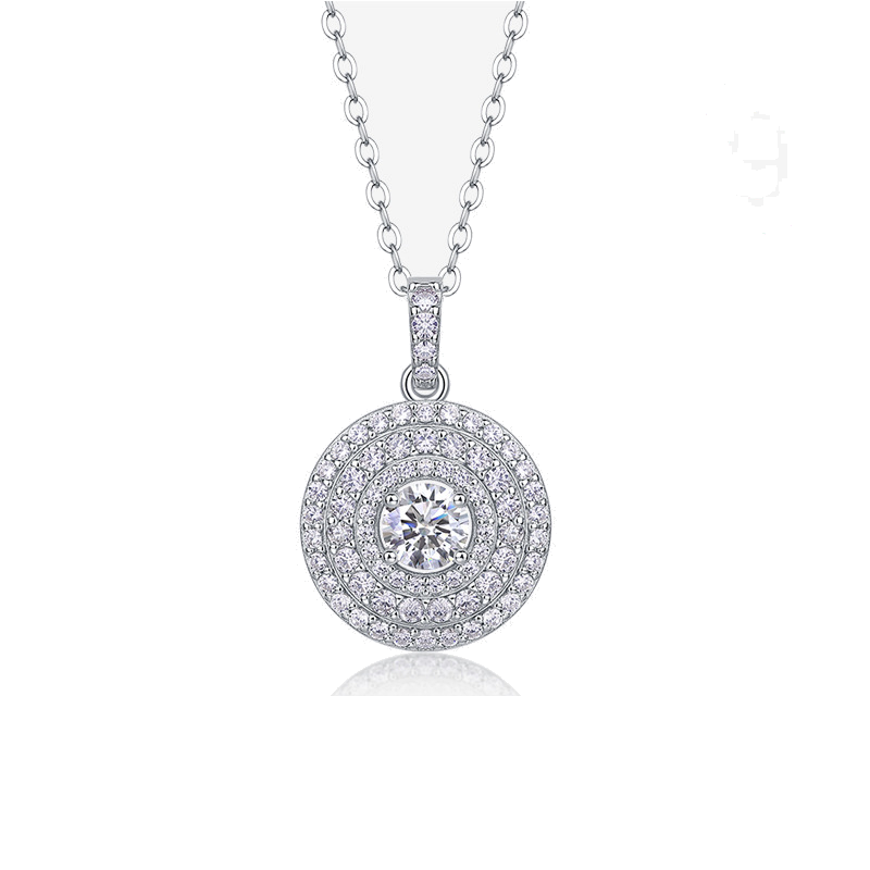 Product image: Custom Moissanite Necklace Design NK-004