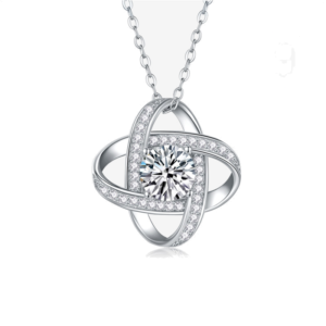 Custom Moissanite Necklace Design NK-009