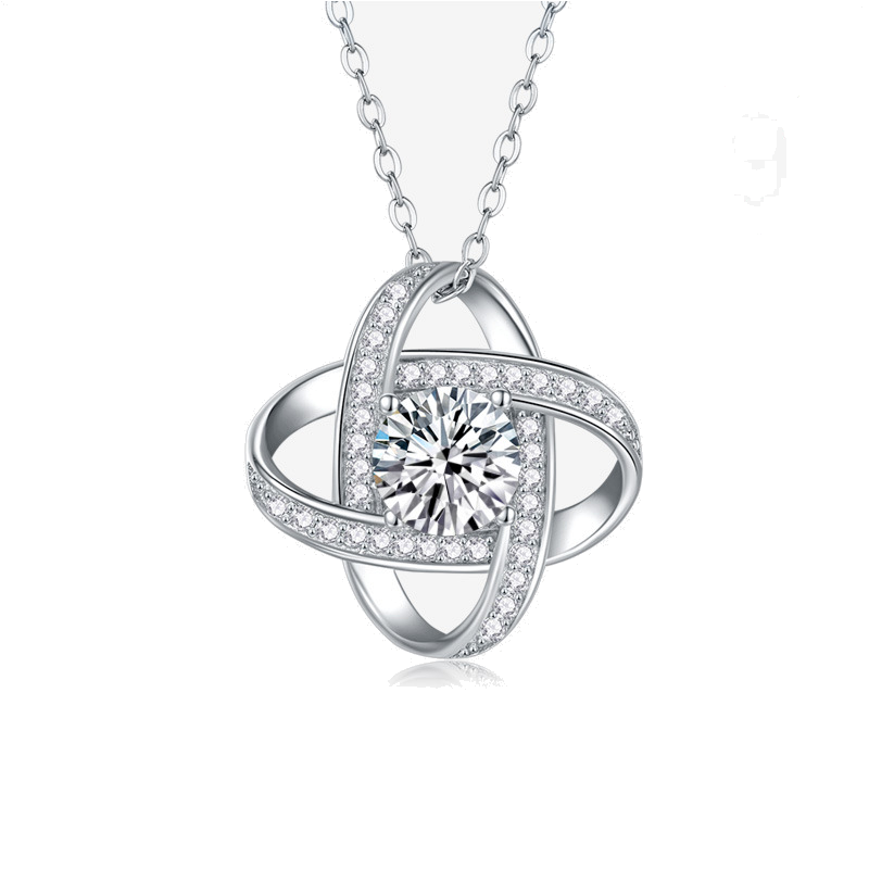 Product image: Custom Moissanite Necklace Design NK-009