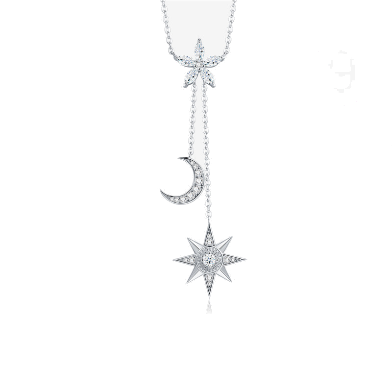 Product image: Custom Moissanite Necklace Design NK-016