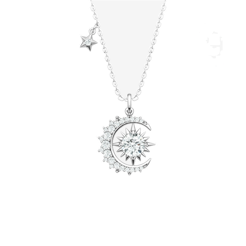 Product image: Custom Moissanite Necklace Design NK-023