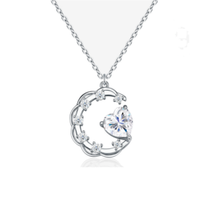 Custom Moissanite Necklace Design NK-035