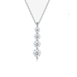Custom Moissanite Necklace Design NK-048