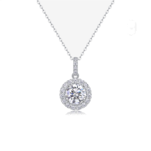 Custom Moissanite Necklace Design NK-052