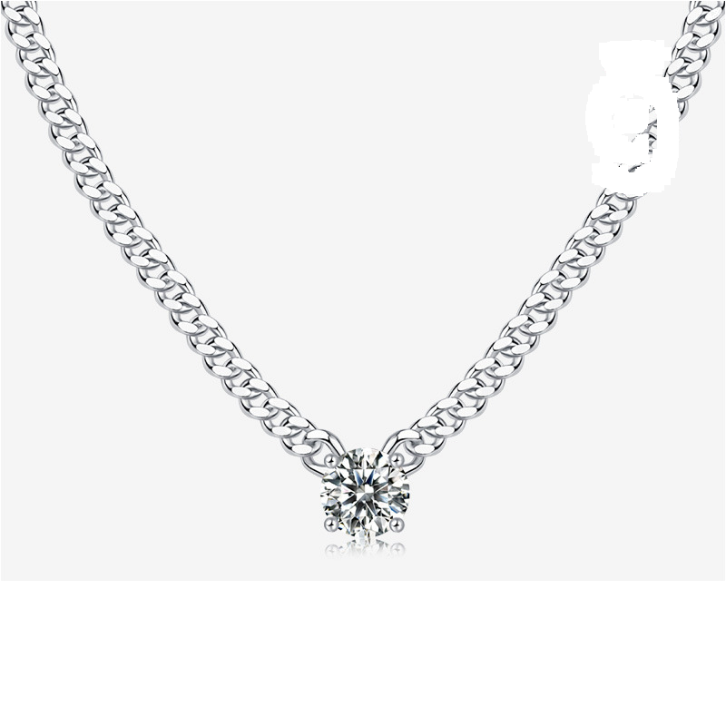 Product image: Custom Moissanite Necklace Design NK-056